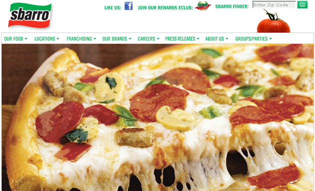 Sbarro Italian Restaurant Flyers Online