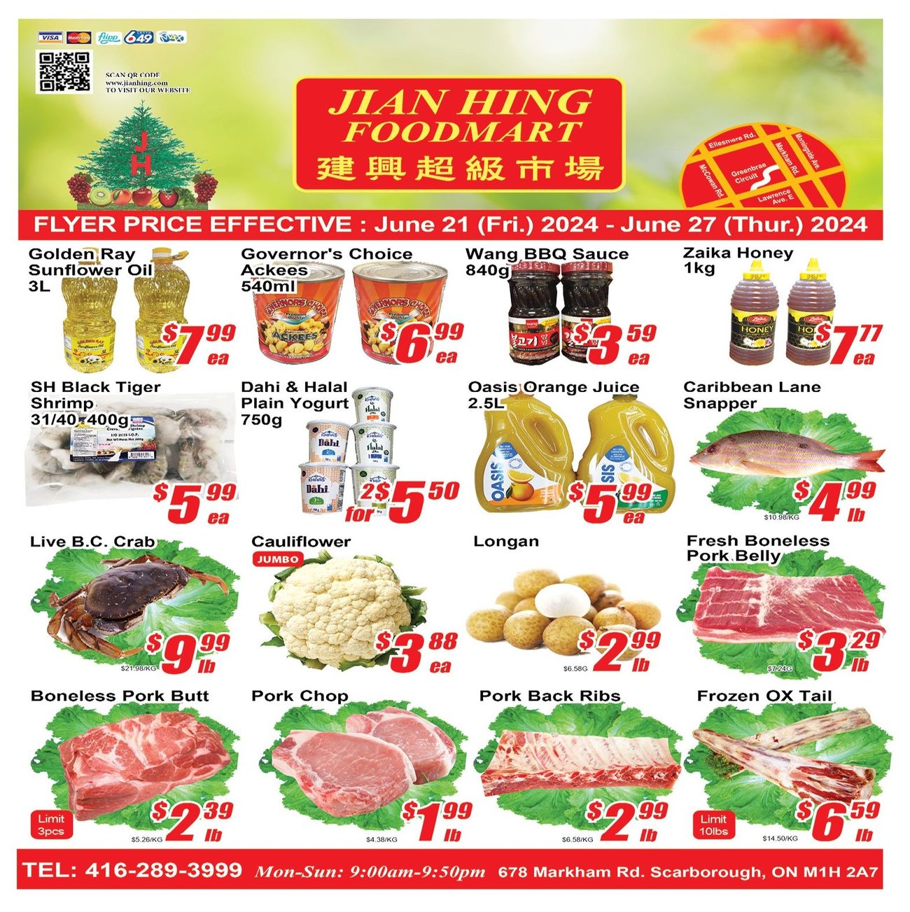 Jian Hing Supermarket - Scarborough Store - Weekly Flyer Specials - Page 1