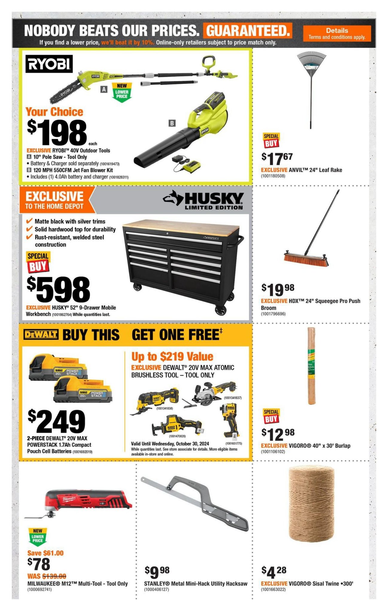 Home Depot Atlantic Canada Weekly Flyer Specials from Oct 10th to