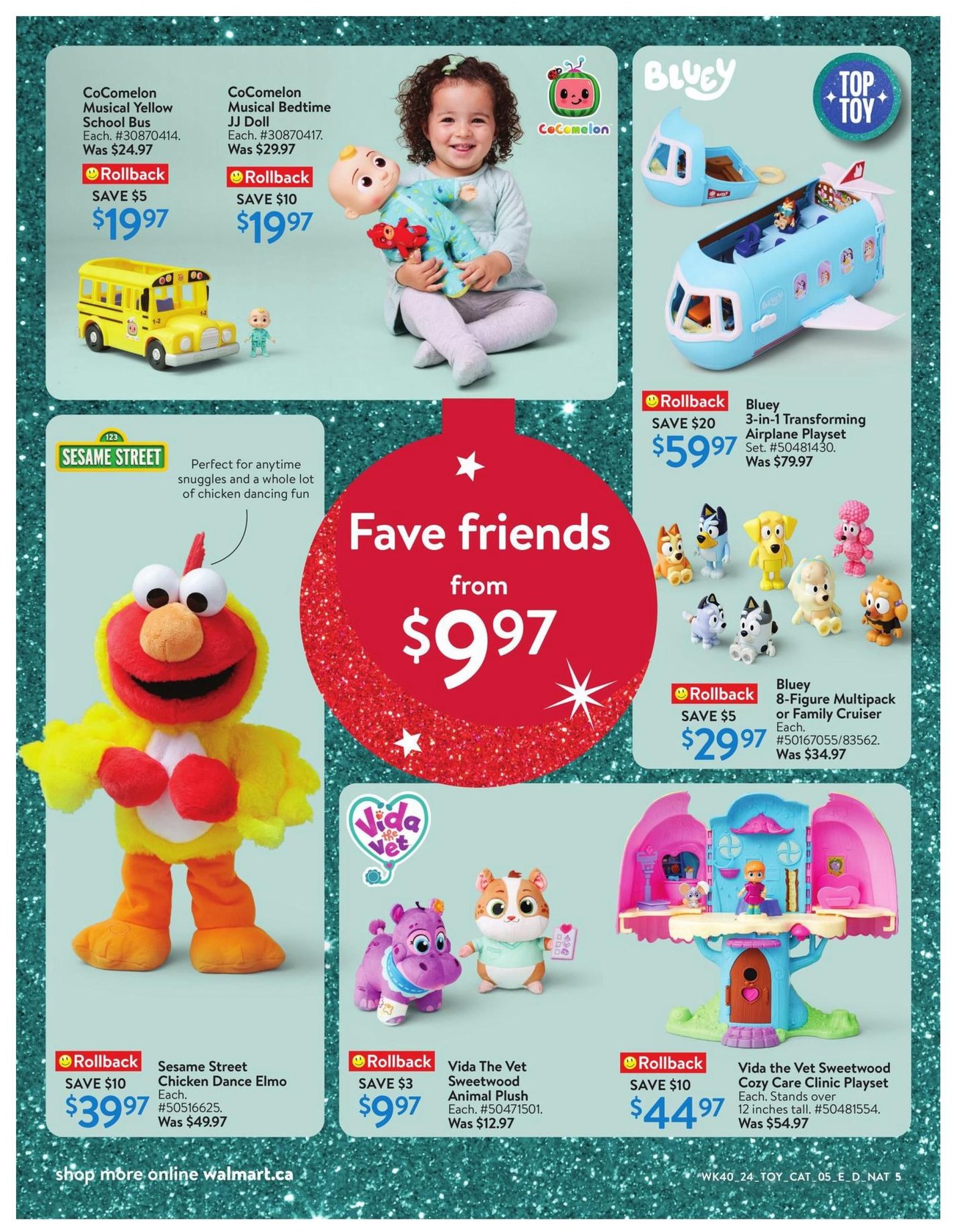 Walmart Canada Toy Book Flyer from Oct 24th to Dec 24th 2024 Flyers