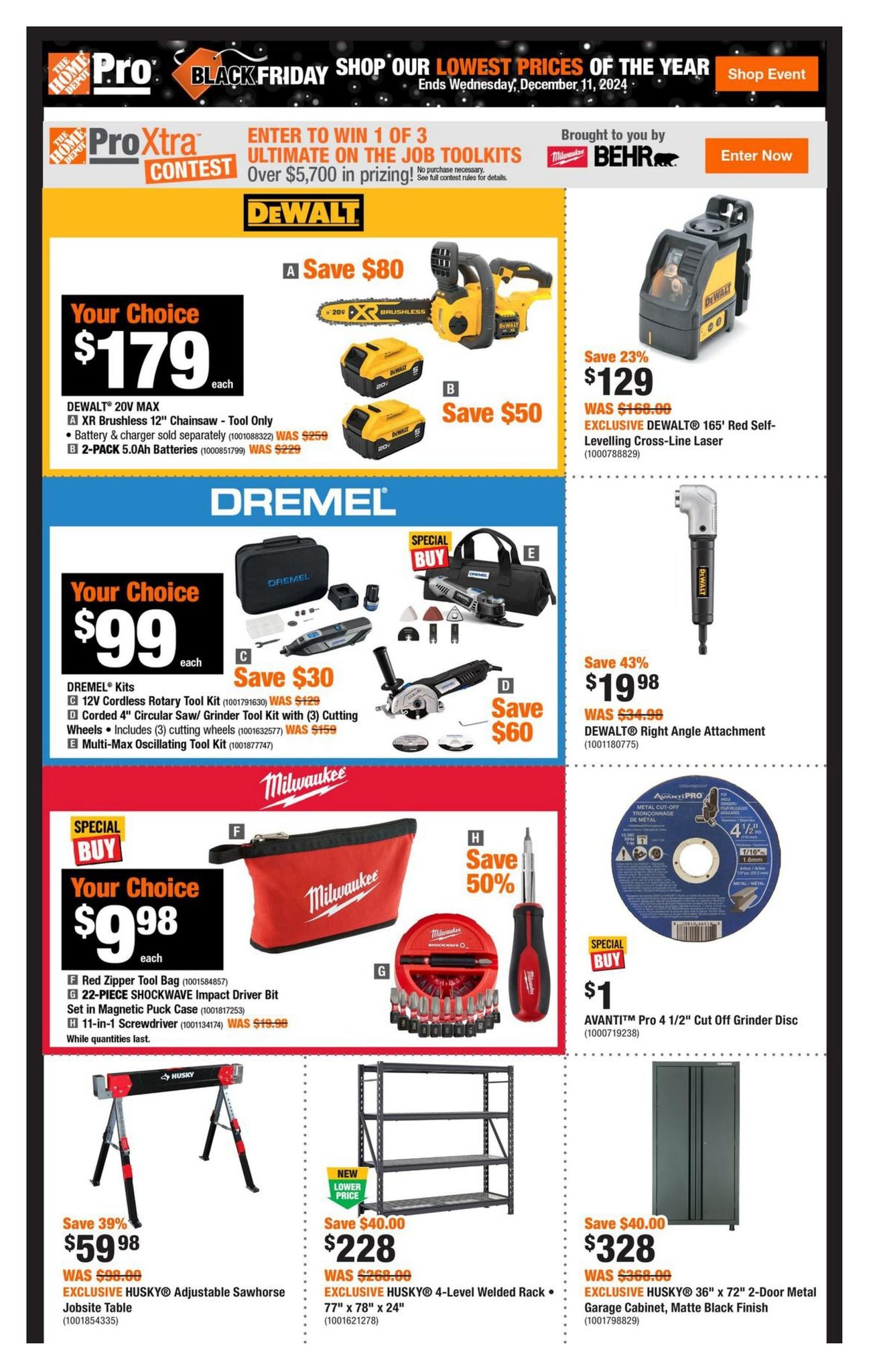 Home Depot Atlantic Canada Black Friday Flyer from Nov 7th to Nov