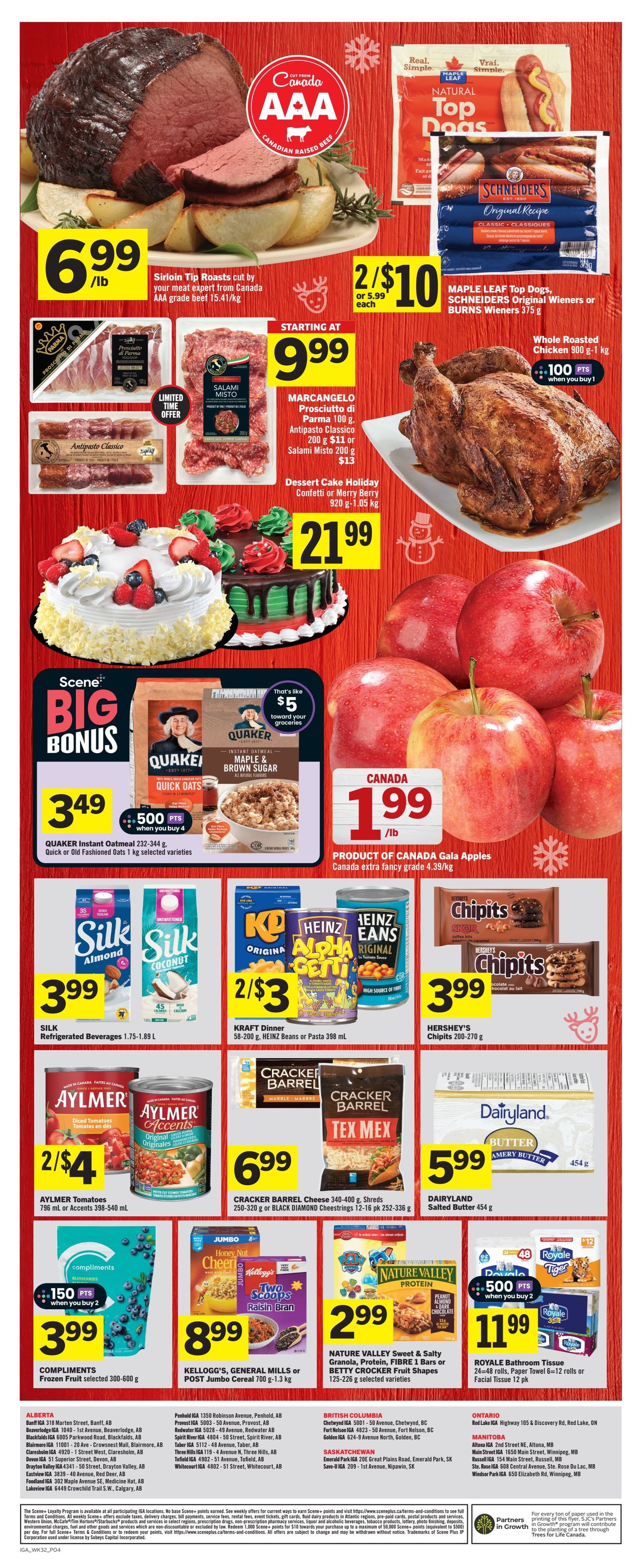 IGA Western Canada Weekly Flyer Specials from Dec 5th to Dec 11th