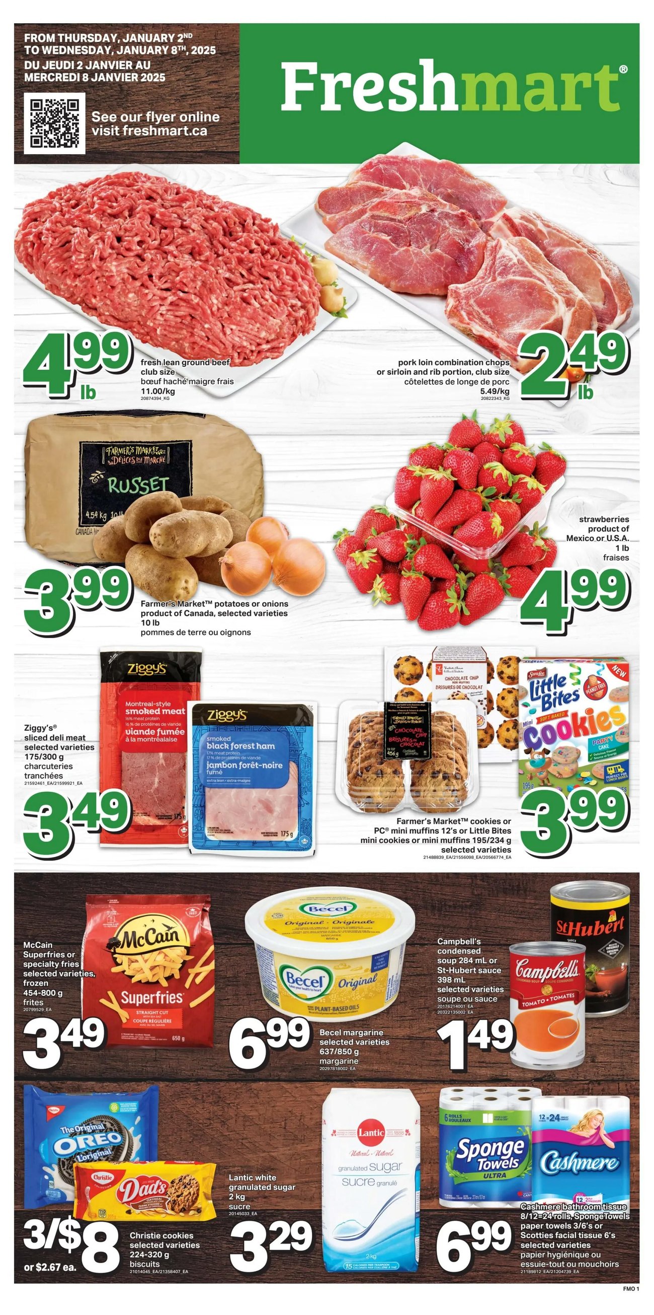 Freshmart Ontario Weekly Flyer Specials from Jan 2nd to Jan 8th