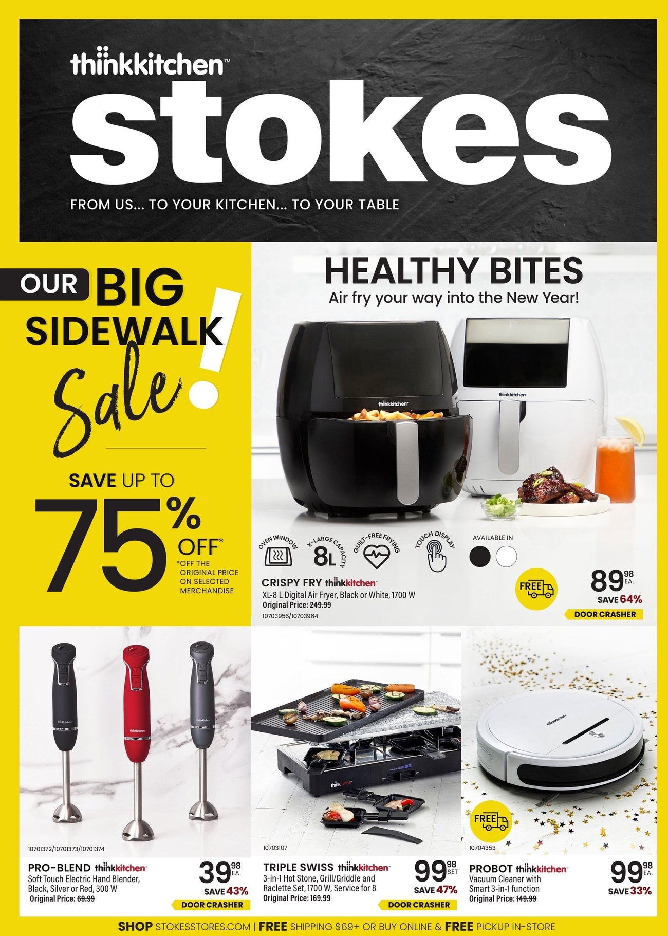 Stokes Big Sidewalk Sale Flyer from Jan 1st to Feb 16th 2025 Flyers