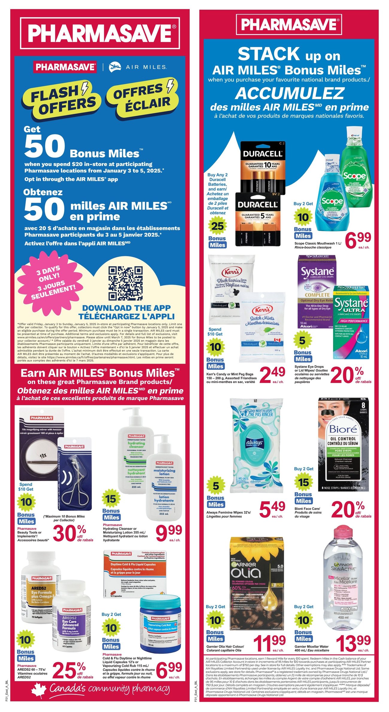 Pharmasave New Brunswick Weekly Flyer Specials from Jan 3rd to Jan