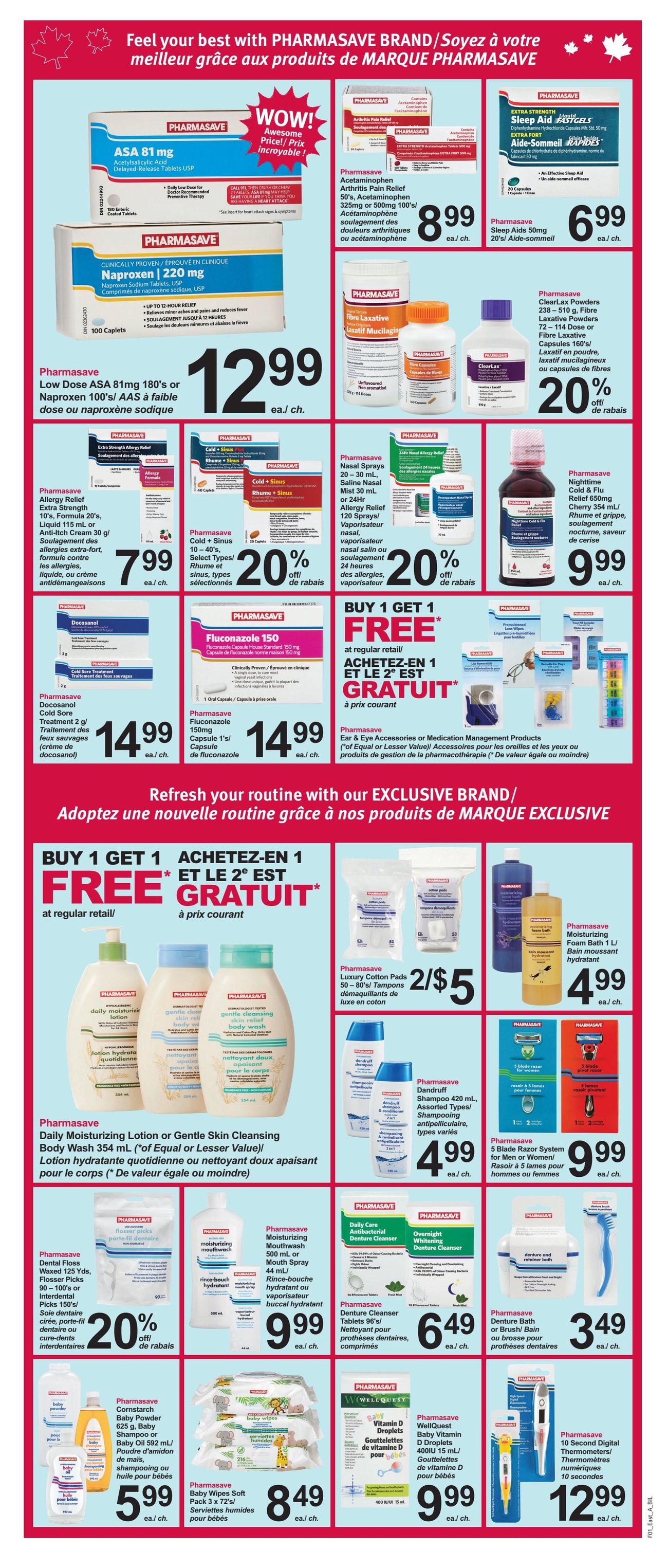 Pharmasave New Brunswick Weekly Flyer Specials from Jan 3rd to Jan