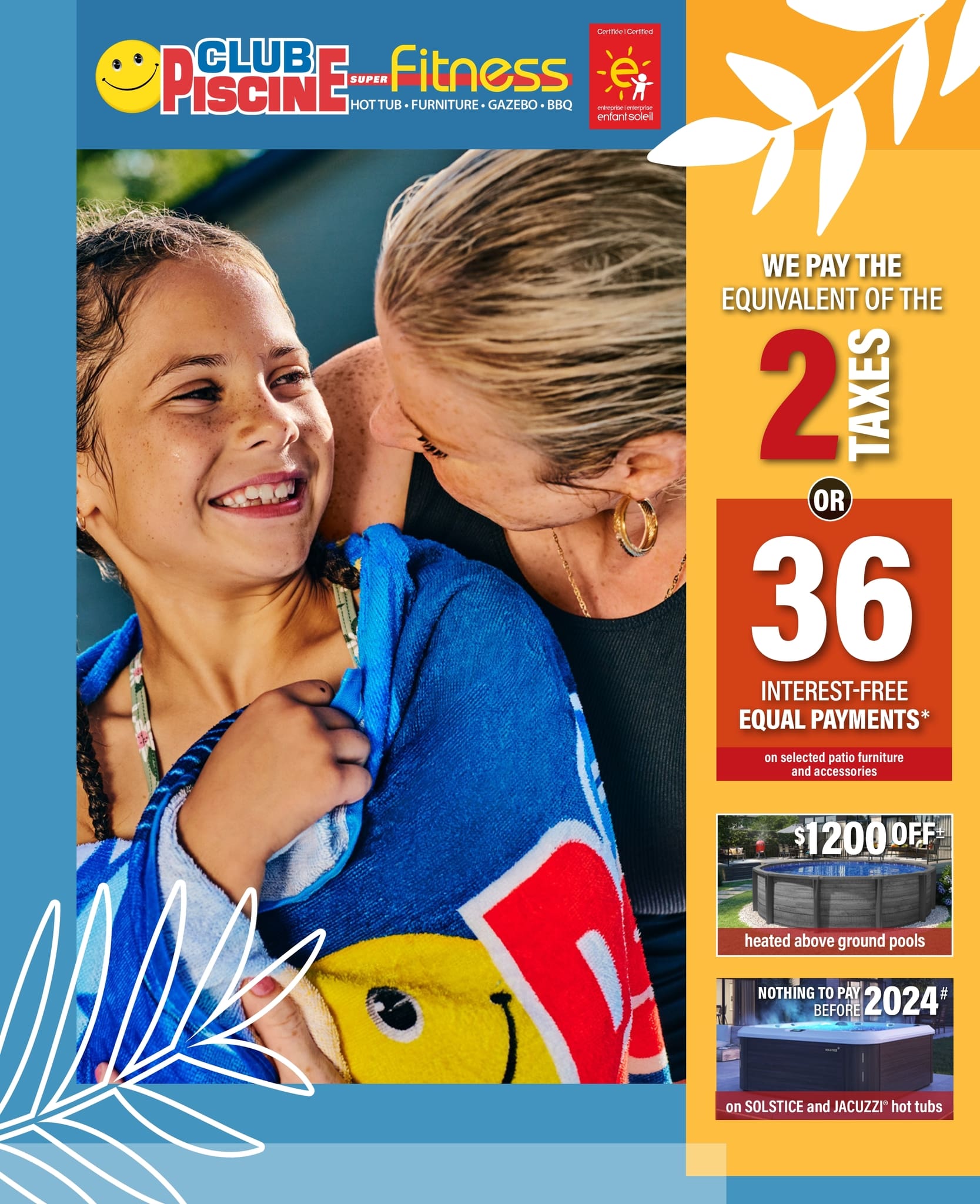 Club Piscine Super Fitness - Monthly Savings Flyer from Apr 3rd to Apr 25th  2023 - Flyers Online