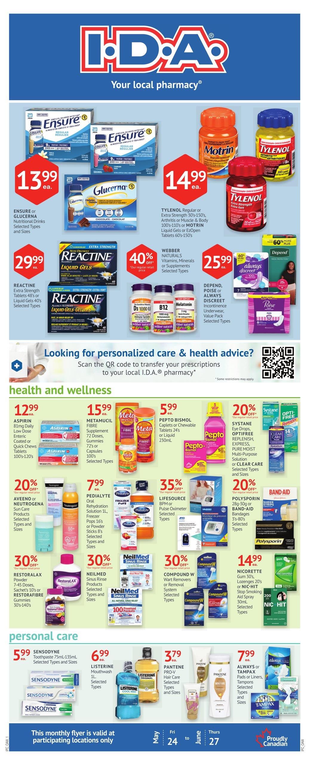 Guardian IDA Pharmacies - Monthly Savings - Page 1