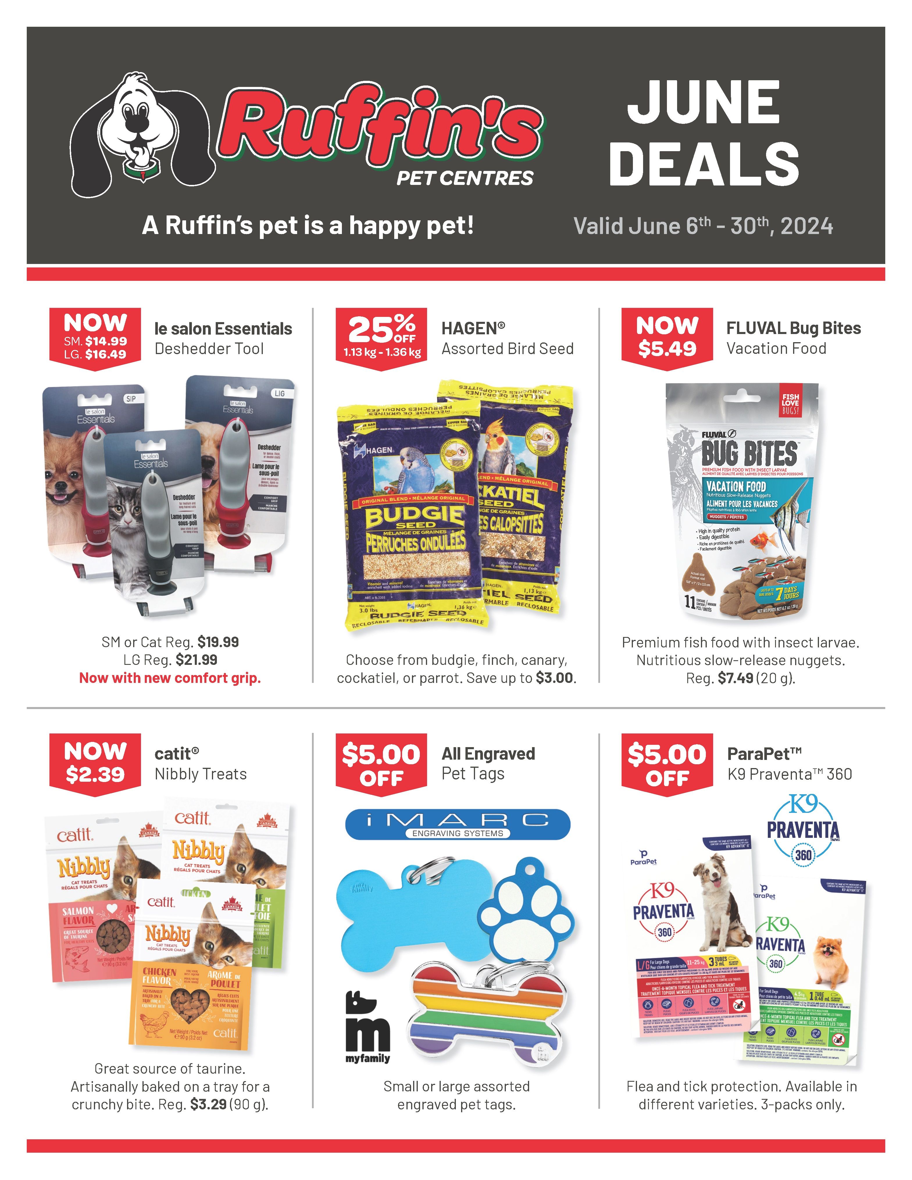Ruffin's Pet Centres - 3 Weeks of Savings