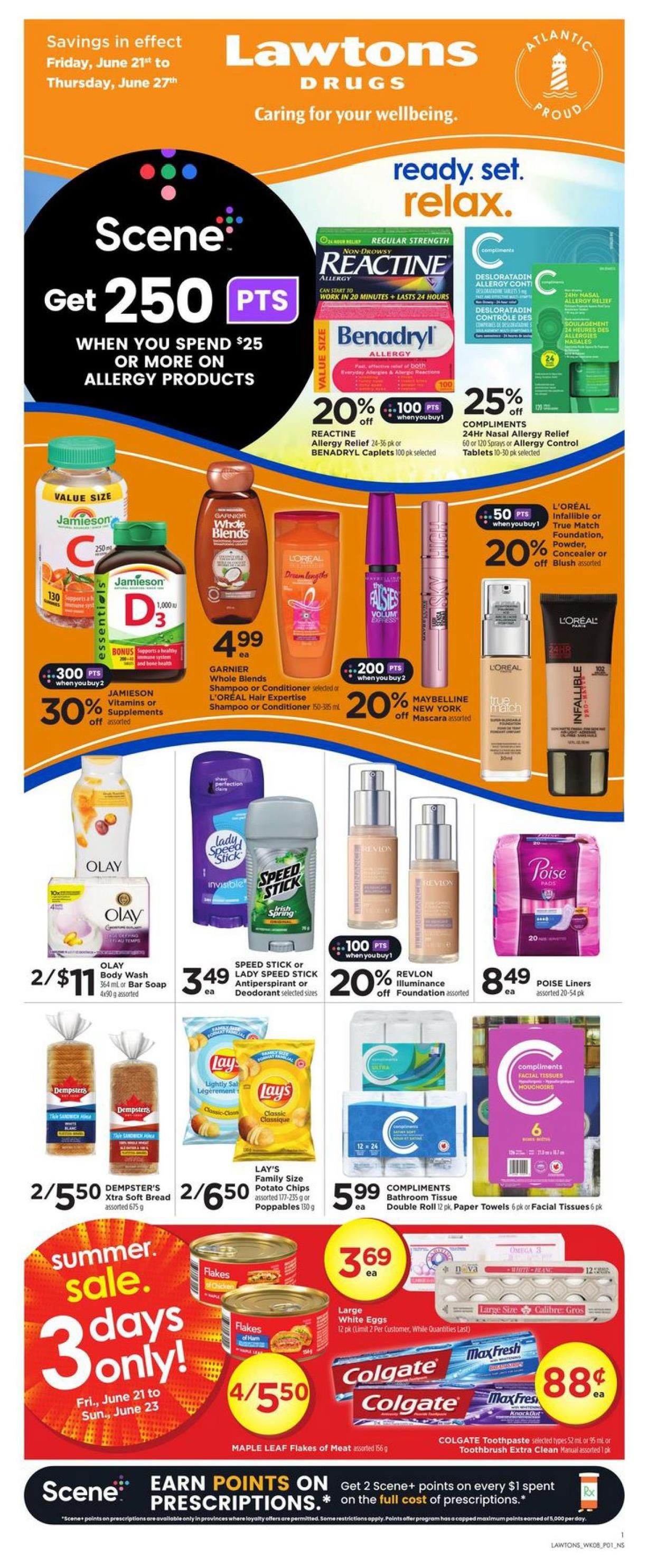 Lawtons Drugs - Weekly Flyer Specials - Page 1