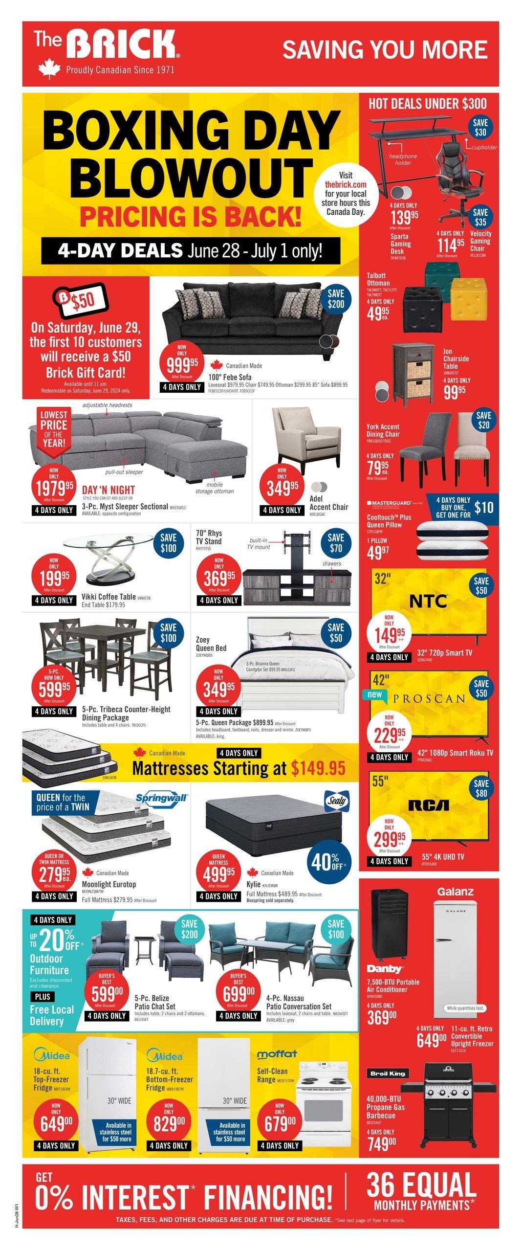 The Brick - Weekly Flyer Specials - Page 1
