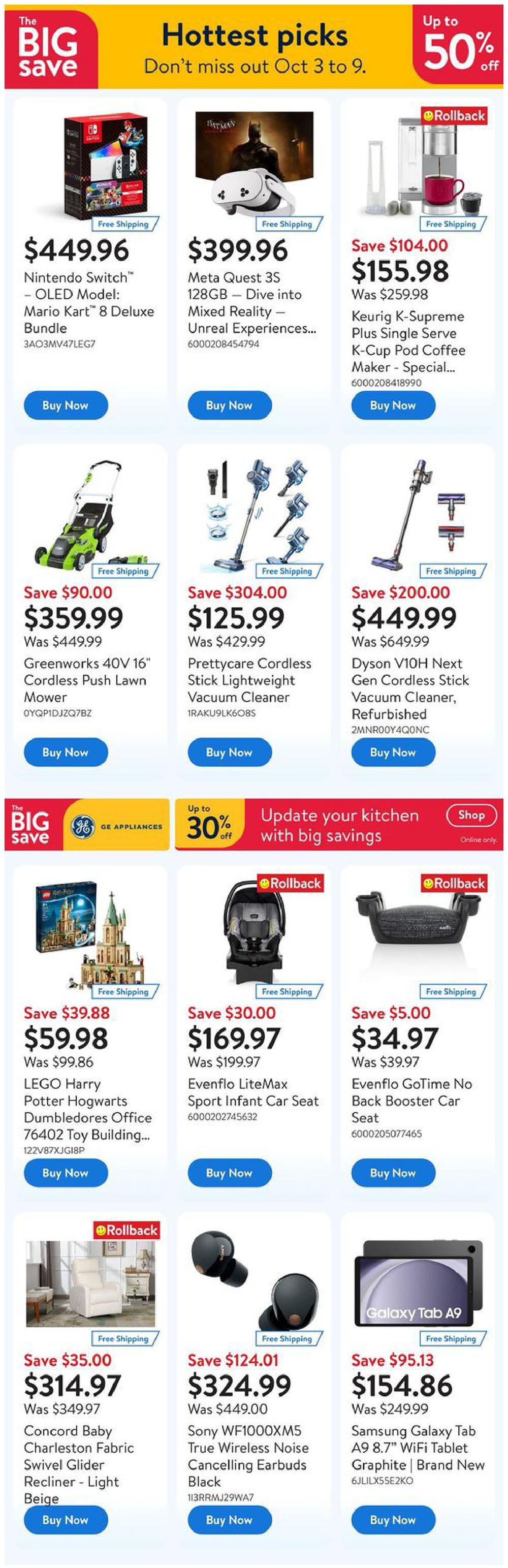 Walmart Canada Western Canada Weekly Flyer Specials from Oct 3rd to