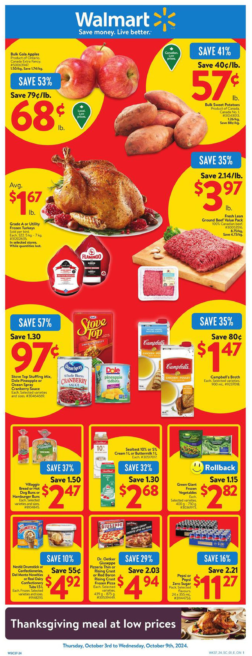 Walmart Canada Ontario Weekly Flyer Specials from Oct 3rd to Oct