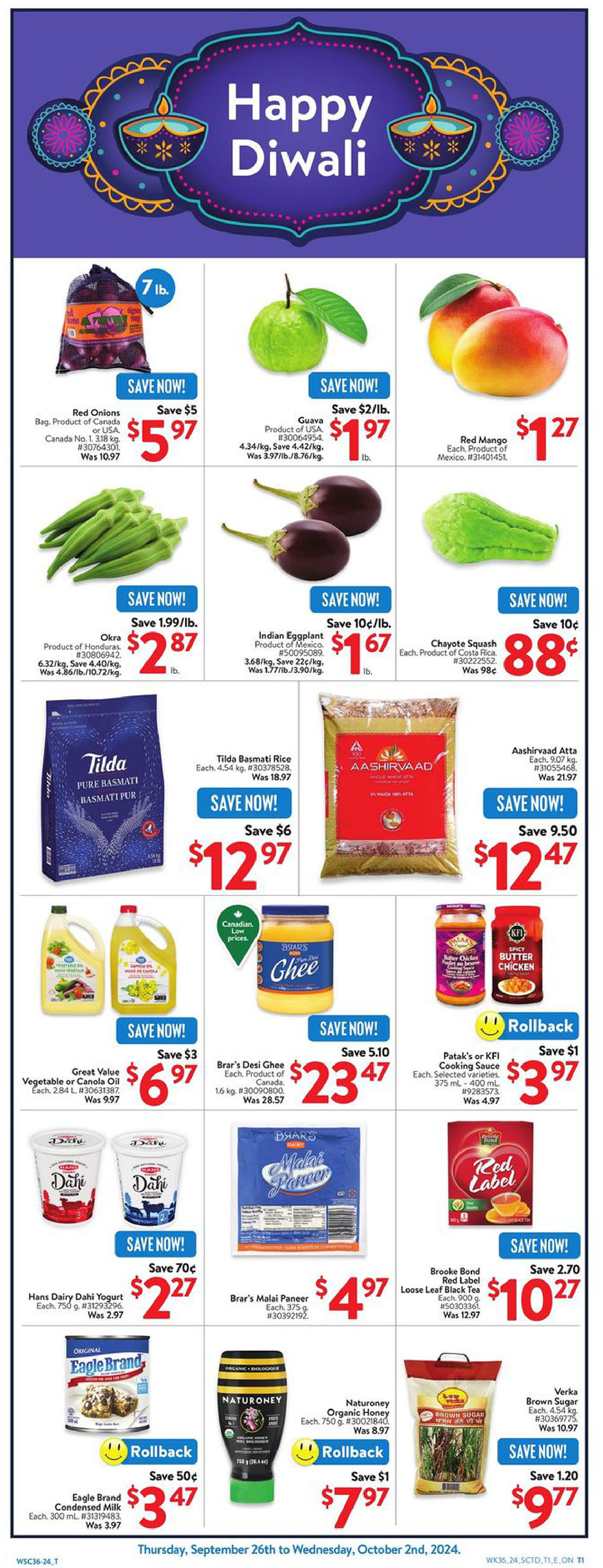 Walmart Canada Ontario Weekly Flyer Specials from Oct 3rd to Oct