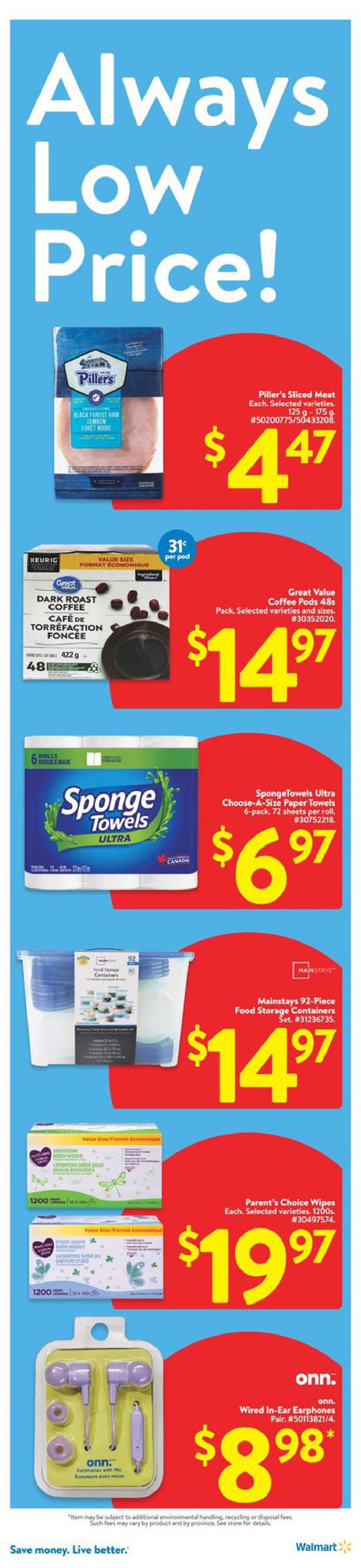 Walmart Canada Atlantic Canada Weekly Flyer Specials from Oct 10th