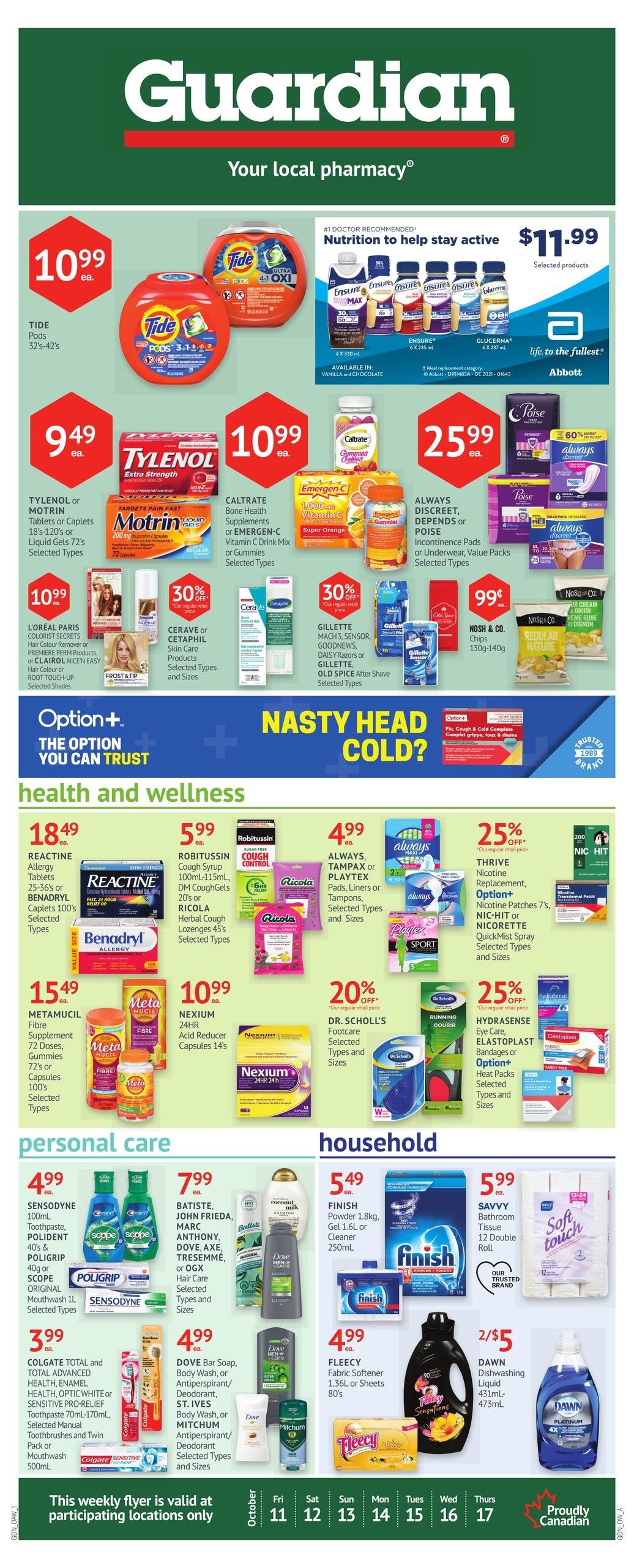 Guardian IDA Pharmacies - Weekly Flyer Specials from Oct 11th to Oct ...