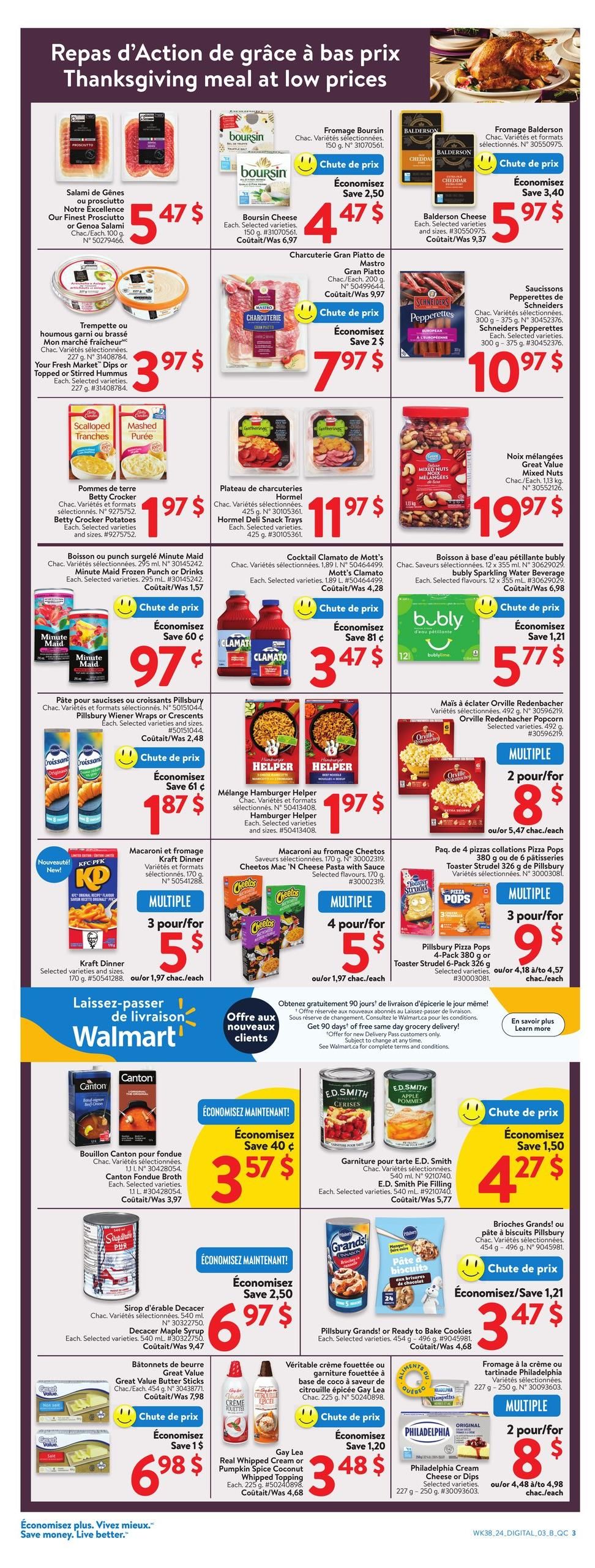 Walmart Canada Quebec Weekly Flyer Specials from Oct 10th to Oct