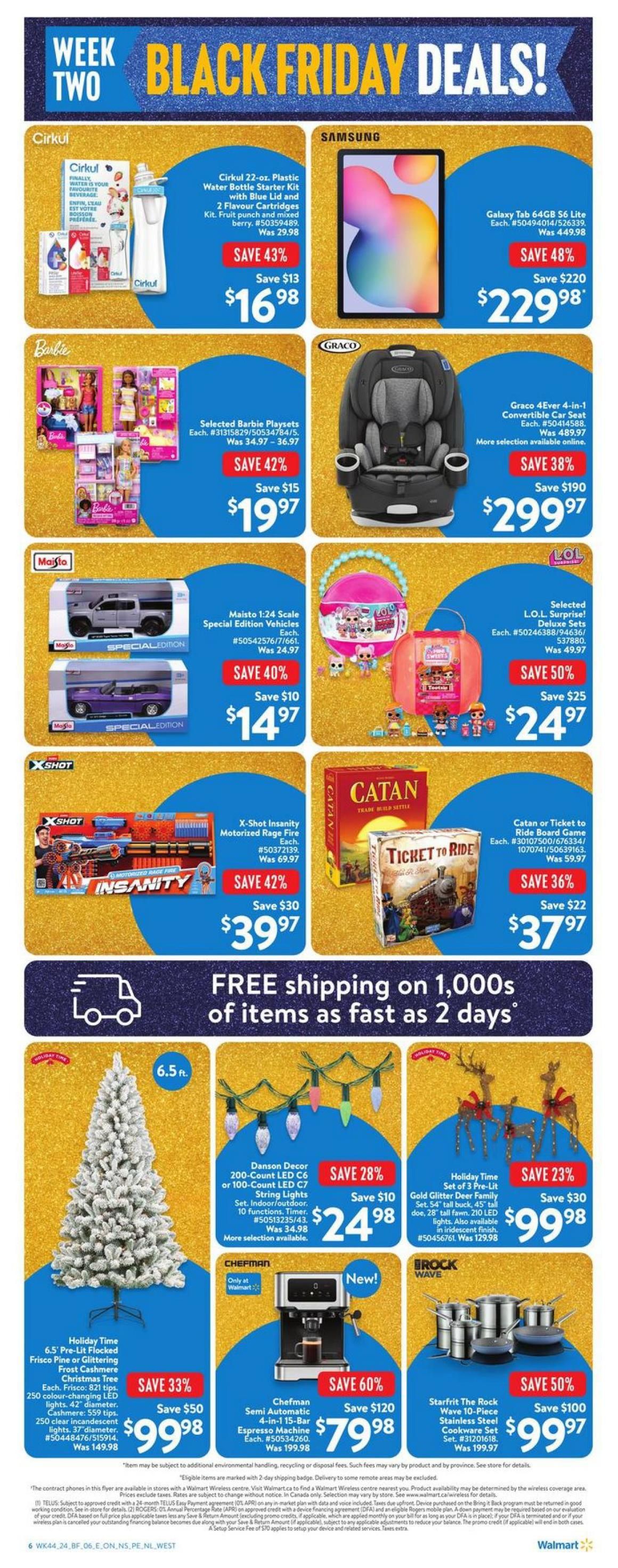 Walmart Canada Western Canada Black Friday Deals Flyer from Nov