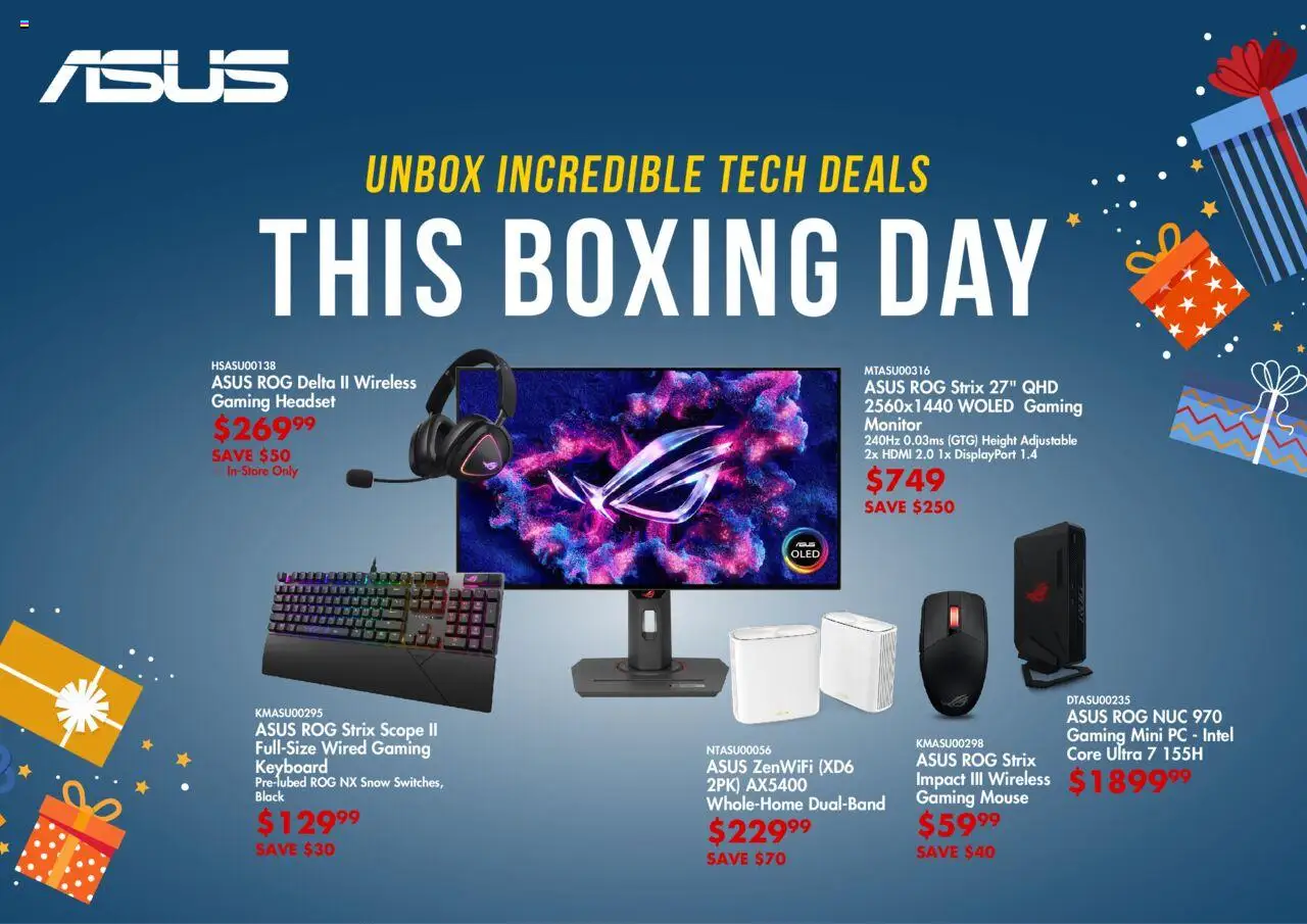 Canada Computers Boxing Day Sale Flyer from Dec 26th to Jan 2nd 2025