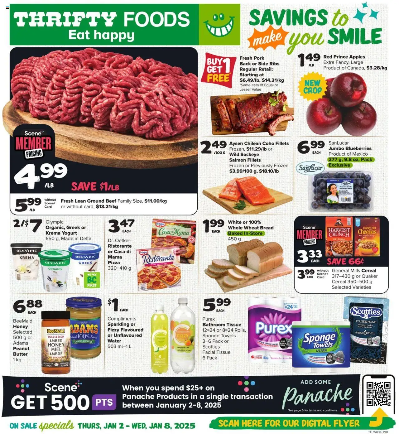 Thrifty Foods Weekly Flyer Specials from Jan 2nd to Jan 8th 2025