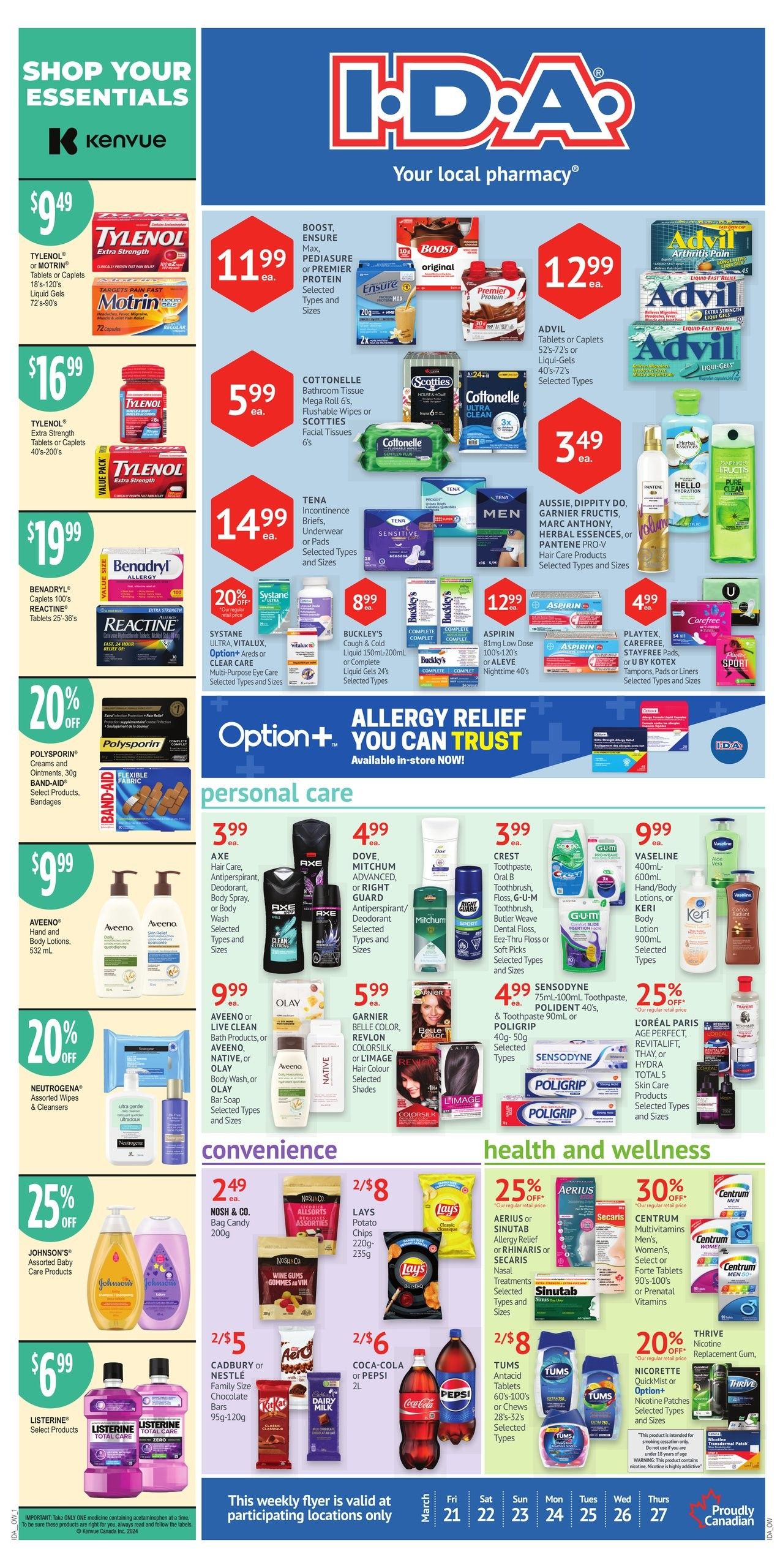 Guardian IDA Pharmacies - Weekly Flyer Specials from Mar 21st to Mar ...